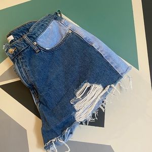 Forever 21 high-waist denim shorts
